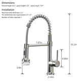 Best Kitchen Faucets - 360 Swivel Dimensions - Hot Deal Galaxy