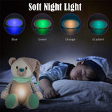 Best Stuffed Bear White Noise Machine Soft Night Light - Hot Deal Galaxy