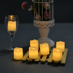 24 Pack Flameless Flickering Votive Candles On Sale Online - Hot Deal Galaxy