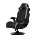Black Gaming Chair With Rainbow Lights - Hot Deal Galaxy