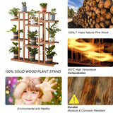 The Best Pine Wood Plant Stand On Sale Online - Hot Deal Galaxy