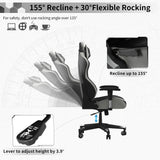 Black & Gray Gaming Chairs Online Sale - Hot Deal Galaxy